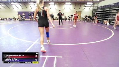 120 lbs Round 4 (10 Team) - Leiannah Landreth, WTC vs Maddy Blow, Sudden Victory Red