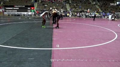 6A 285 lbs Cons. Semi - Victor Davis, Percy Julian vs Dominic Sager, Stanhope Elmore