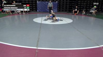 70 lbs Consi-qtrs - Eli Niethammer, Wernersville vs Kohlton Reinhold, Lititz