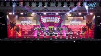 Chico Cheer All Stars - BLACKOUT [2025 L3 Senior - Small Day 2] 2025 Spirit Sports Grand Nationals