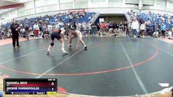 126 lbs Cons. Round 3 - Maxwell Beck, OH vs George Marinopoulos, IL