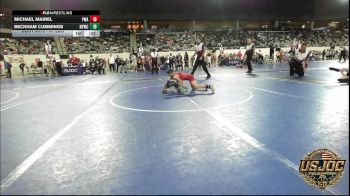 61 lbs Semifinal - Michael Mairel, Perry Wrestling Academy vs Beckham Cummings, Newcastle Youth Wrestling