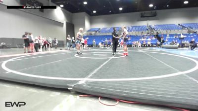 130-140 lbs Semifinal - Caleb Miller, Fort Gibson Youth Wrestling vs Noah Dawejko, Panther Youth Wrestling