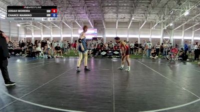 157 lbs Cons. Round 3 - Josiah Moreira, Rough House Wrestling vs Chance Mannino, Gold Rush Wrestling