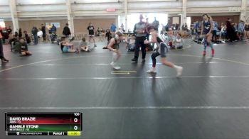 100 lbs Round 2 (6 Team) - Gamble Stone, Mi Pitbulls vs David Brazie, Ares