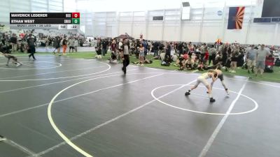 58 lbs Consi Of 4 - Maverick Lederer, Rising Sun WC vs Ethan West, Shootbox WC