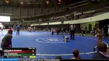 48 lbs Semifinal - Columbus Behrooz, Powhatan vs Ace Rodriguez, Williamsburg Wrestling Clib