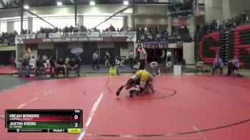 150 lbs Cons. Semi - Justin Krebs, St. Xavier vs Micah Bowers, Campbell County