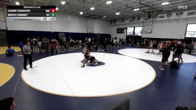 157 lbs Quarterfinal - Brock Kenney, Reign WC vs Caden Camacho, Warriors