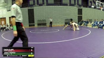 157 lbs Placement Matches (8 Team) - Jimmy Pappas, Cathedral vs Zach Clary, Perry Meridian