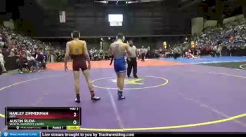 5A - 132 lbs Quarterfinal - Harley Zimmerman, Hays vs Austin Ruda, Wichita-Kapaun Mt. Carmel