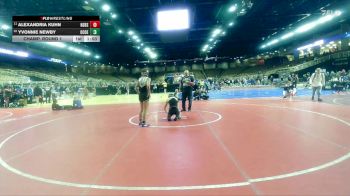 130 lbs Champ. Round 1 - Rebecca Mashian, Western vs Elliotte Strange, Conroe The Woodlands