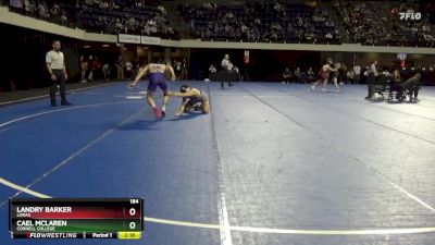 184 lbs Quarterfinal - Cael Mclaren, Cornell College vs Landry Barker, Loras