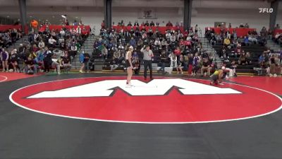 110 lbs Cons. Semi - Neyva Alberhasky, Louisa-Muscatine vs Rylee Worrell, Solon