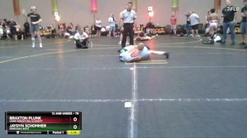 78 lbs 1st Place Match - Braxton Plunk, Lions Wrestling Academy vs Jaydyn Schommer, Nebraska Boyz
