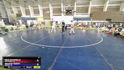 126 lbs Placement Matches (16 Team) - Nick Guastello, New Jersey vs Brogan Monty, Kansas