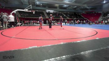 105 lbs Round 3 - Racquelle Verner, WILL ROGERS vs Journey Pappan, HOMINY