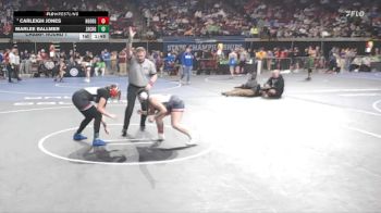 G 145 lbs Champ. Round 1 - Carleigh Jones, North DeSoto Girls vs Marlee Ballmer, Zachary Girls