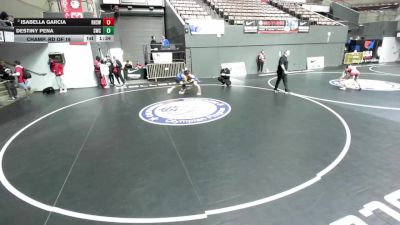 140 lbs Champ. Rd Of 16 - Destiny Pena, Silverback Wrestling Club vs Isabella Garcia, Rodriguez High School Wrestling