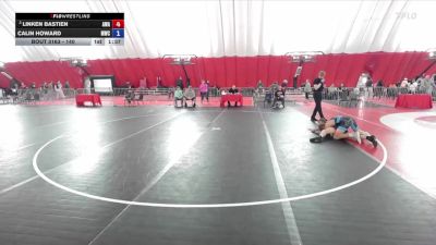 140 lbs 2nd Place Match - Linken Bastien, Askren Wrestling Academy vs Calin Howard, Menomonie Wrestling Club