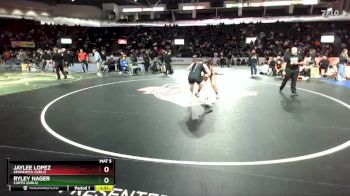 Girls 170 lbs Semifinal - Jaylee Lopez, Kennewick (Girls) vs Ryley Nager, Curtis (Girls)