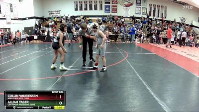 75 lbs Round 1 - Collin VanRiessen, Hallsville Kids Club vs Alijah Yager, Centralia Wrestling Club