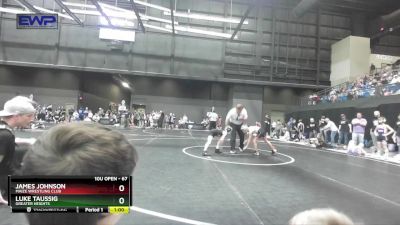 67 lbs Quarterfinal - Luke Taussig, Greater Heights vs James Johnson, Maize Wrestling Club