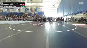 140 lbs Champ. Round 1 - Vanasia Union, Shawnee Mission Northwest vs Margarita Guzman, Garden City