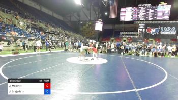 132 lbs Cons 4 - Jake Miller, Oklahoma vs Jesse Grajeda, California