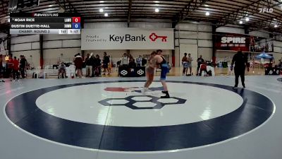 67 kg Champ. Round 2 - Noah Rice, Lancaster Alliance Wrestling Club (LAW) vs Dustin Duette-Hall, 309 Wrestling