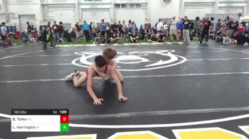 132-C lbs Round Of 32 - Brayden Tolley, WV vs Luke Harrington, MI