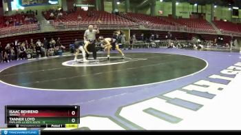 132 lbs Round 5 (6 Team) - Tanner Loyd, Papillion-La Vista South vs Isaac Behrend, Waverly