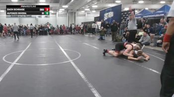 165 lbs Round 8 (10 Team) - Alfonzo Rivera, Rocket Rams vs Zach Schrage, Savage WA Black