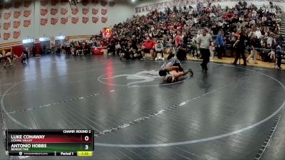 150 lbs Champ. Round 2 - Luke Conaway, Licking Valley vs Antonio Hobbs, Benedictine