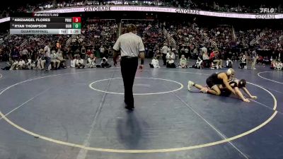 4A 165 lbs Quarterfinal - Krizangel Flores, Porter Ridge High School vs Ryan Thompson, Cardinal Gibbons