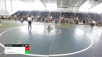74 lbs Rr Rnd 1 - Jaxon Peck, Aniciete TC vs Jesse Espinoza, Inland Elite WC