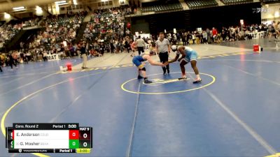 197 lbs Cons. Round 2 - Gannon Mosher, Bethany (Kan.) vs Ethan Anderson, Colby Community College