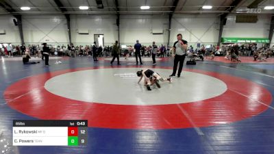 65 lbs Semifinal - Luke Rykowski, Morris Fitness Orange vs Carson Powers, Teknique Wrestling