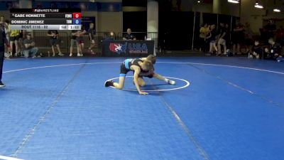 92 lbs Cons. Sub-quarters - Gabe Honnette, Flat Earth Wrestling Club vs Dominic Jimenez, The Best Wrestler