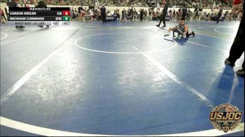 61 lbs Quarterfinal - Carson Keeler, Fitness Fight Factory Wrestling Club vs Beckham Cummings, Newcastle Youth Wrestling
