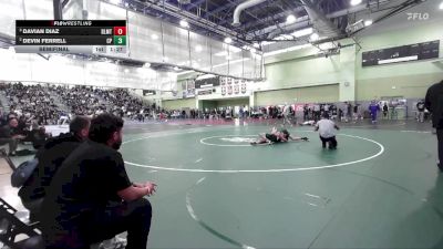 126 lbs Semifinal - Davian Diaz, BELMONT vs Devin Ferrell, CANOGA PARK