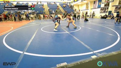 138 lbs 5th Place - Milana Hill, Coweta Tiger Wrestling vs Payton Patrick, Coweta Tiger Wrestling
