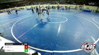 195 lbs Consolation - Gavin Hill, Team Choctaw vs Asher Walls, Team Choctaw