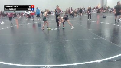 92 lbs Round 3 (10 Team) - Channing Smith, TN Tyrants vs Ella Robbins, Oklahoma Mafia