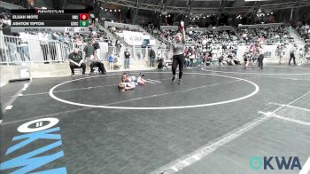 61 lbs Round Of 16 - Elijah Mote, Bartlesville Wrestling Club vs Ashton Tipton, Choctaw Ironman Youth Wrestling
