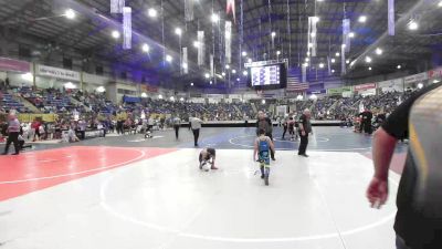 70 lbs Quarterfinal - Asher Ruybal, Sargent Farmers vs Ross Leyba Lll, La Junta Wolfpack