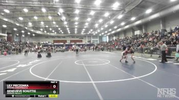 100 lbs Cons. Round 1 - Genevieve Schuttig, Hoosick Falls-2 vs Lily Pieczonka, Niagara Wheatfield-6