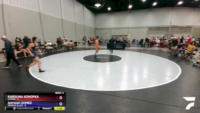 110 lbs Round 1 (8 Team) - Karolina Konopka, Illinois vs Daynah Gomez, Arizona Black