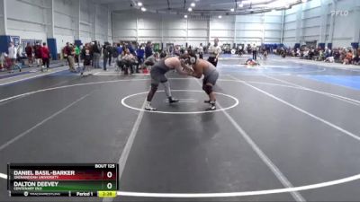 285 lbs Cons. Round 2 - Daniel Basil-Barker, Shenandoah University vs Dalton Deevey, Centenary (NJ)