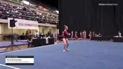 Nora Brazauskas - Women's Group, Swiss Turners Gymnastics Academy - 2021 Women's Xcel Region 4 Championships